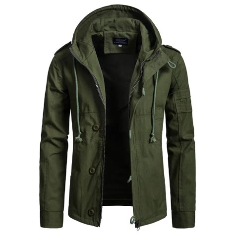 Marque De V Tements New Automne Hommes Veste Manteau Militaire