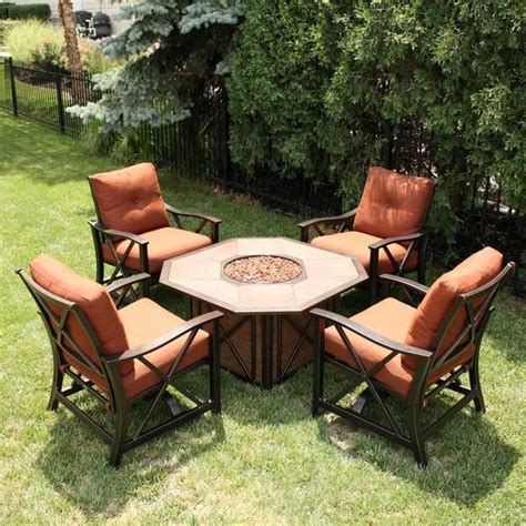 Agio Patio Furniture With Fire Pit At Timothy Eaton Blog