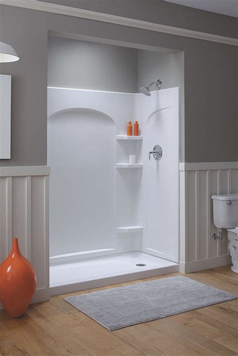 Sterling Ensemble Shower In 2019 Closet Fiberglass Shower Shower