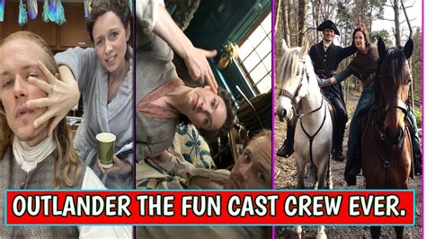 Outlander Behind The Scenes L Fun Scenes L Bloopers Youtube