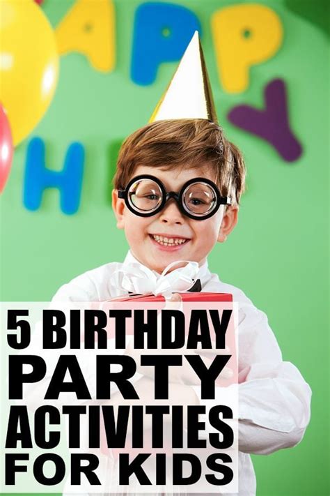 simple birthday party activities  kids