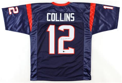 nico collins signed jersey beckett pristine auction