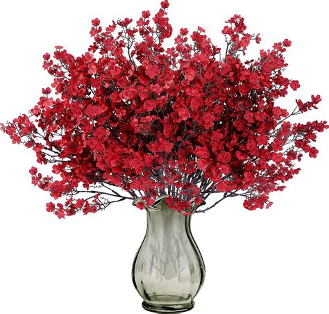 Amazon Sggvecsy Pcs Babys Breath Artificial Flowers Gypsophila