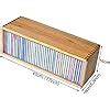 Amazon GWXJZ CD DVD Racks Solid Wood CD Storage Box CD Disc Record