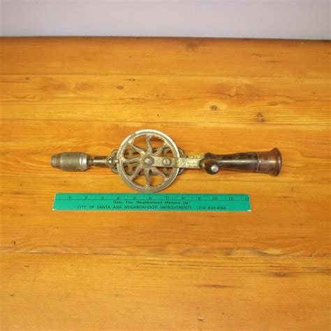 Antique Vintage Millers Falls No 2 Hand Drill Egg Beater Drill Etsy