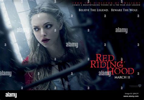 Amanda Seyfried Poster Red Riding Hood Stock Photo Alamy