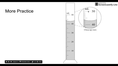 Measuring Graduated Cylinder Practice