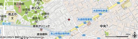 東京都大田区池上1丁目26 5の地図 住所一覧検索｜地図マピオン