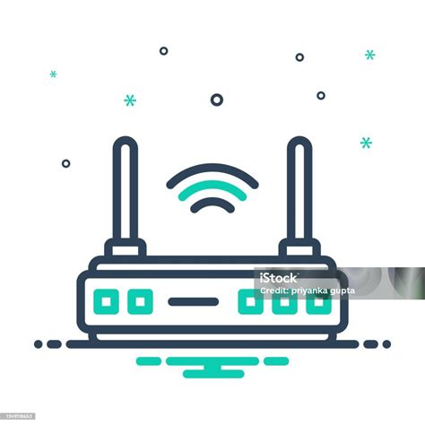 Adsl Router Stock Illustration Download Image Now Computer Network