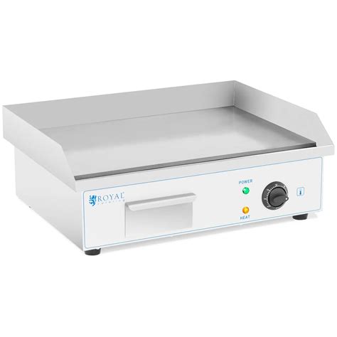 Plancha El Ctrica Fry Top X Mm Royal Catering Ondulada