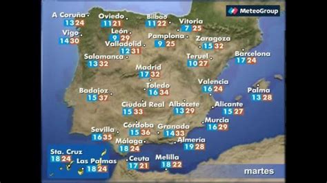 Previsión Del Tiempo Para Este Martes 23 De Mayo