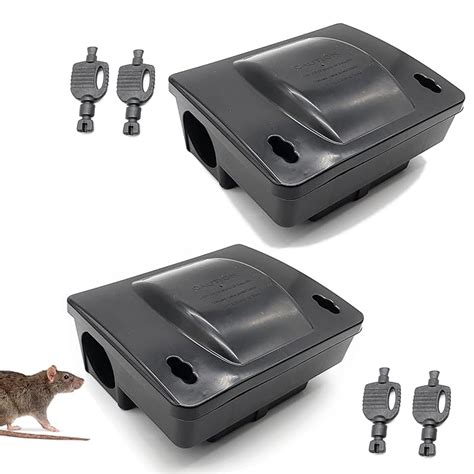 Buy Rat Bait Station Pack Rodent Bait Box With Dual Keys