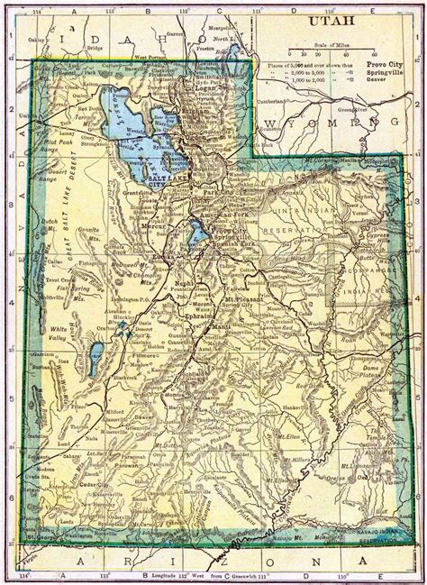 1910 Utah Census Map | Access Genealogy