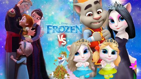 My Talking Angela 2 New Year Update Gameplay Angela 2 Vs Frozen Anna