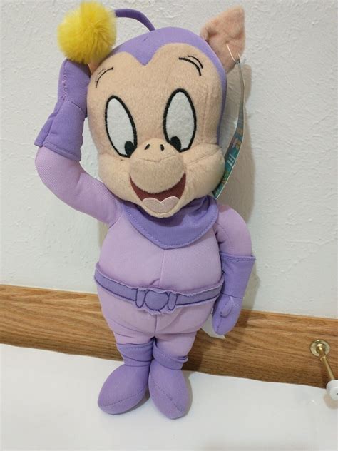 Duck Dodgers Porky Pig Space Cadet Looney Tunes Plush Stuffed Animal 14