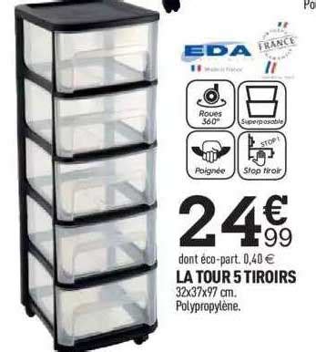 Promo La Tour 5 Tiroirs Chez Centrakor ICatalogue Fr