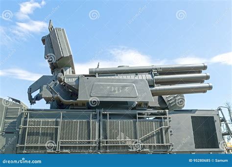 Pantsir-S1 Missile and Anti-aircraft Weapon System Stock Image - Image ...