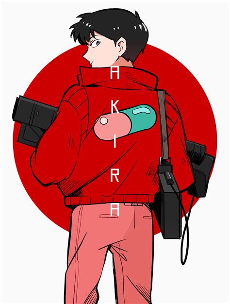 Kaneda Shoutarou Akira Drawn By Nananiku Ichiko Danbooru