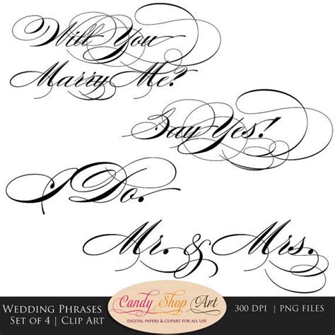 Three Different Styles Of Calligraphy With The Wordswill You Marry Me