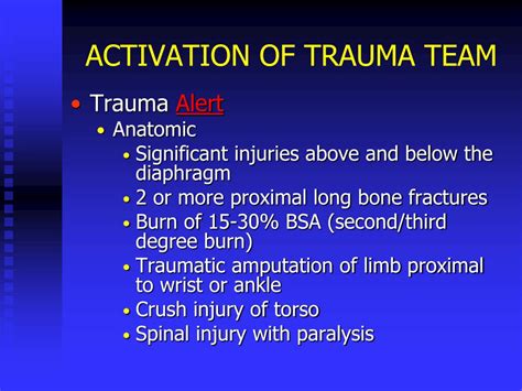 PPT PEDIATRIC TRAUMA STANDARDIZING CARE PowerPoint Presentation