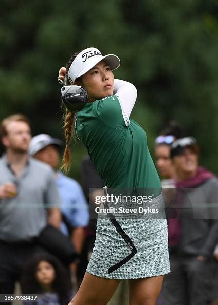 Hyo Joon Jang of South Korea plays her shot from the third tee during ...