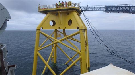 Jackets Installed For Offshore Wind Farm In Moray Firth Bbc News