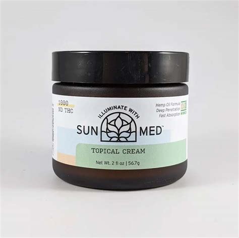 Sunmed Topical Cbd Cream Your Cbd Store Ripon Naturals