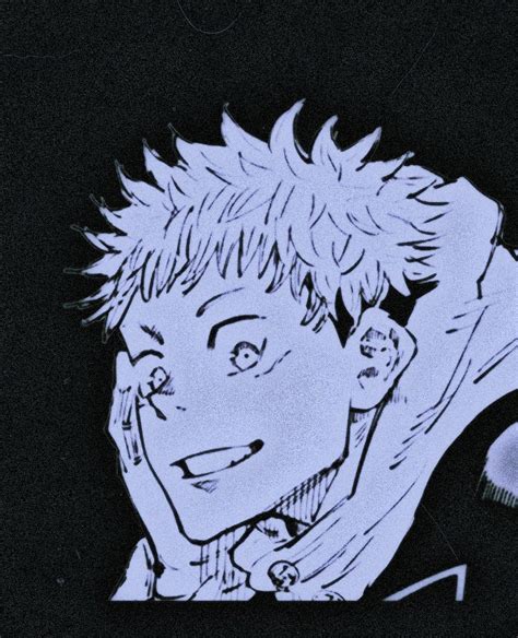 Itadori Yuji Manga Icon Pfp Jjk Jujutsu Kaisen Mang Icons Sketches