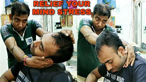 Asim Barber Stress Relief Asmr Body And Head Massage With Neck Cracking