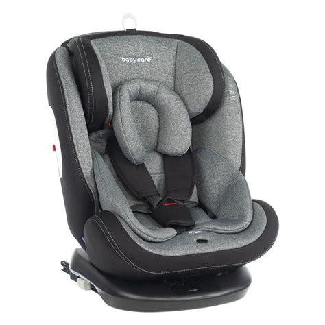 Babycare Siège auto isofix groupe 0 1 2 3 Noir gris Gris Etoiles