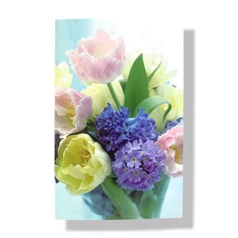 Blanco Wenskaart Bloemen 11x17 Cards Crafts