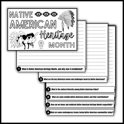 Native American Heritage Month Research Report Flipbook Made By Teachers