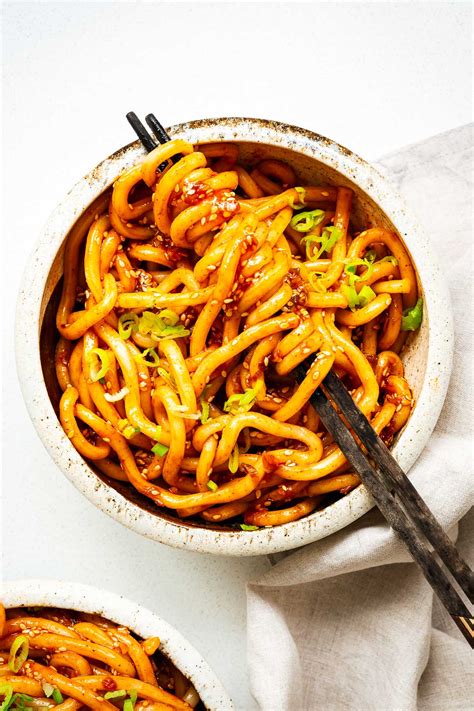 Gochujang Noodles Spicy Korean Noodles Non Guilty Pleasures