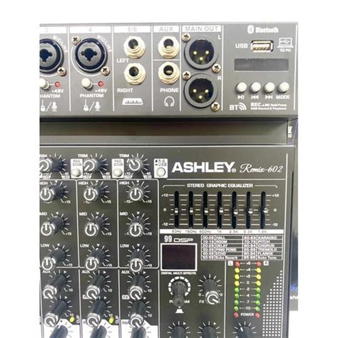 Jual Mixer Ashley Audio Remix 602 Original 6Channel Bluetooth Usb To Pc