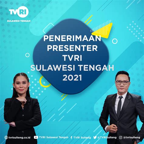 Pendaftaran Penyiar Tvri Sulawesi Tengah Tvri Stasiun Sulawesi Tengah