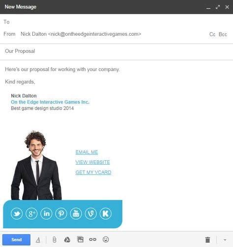 How To Design A Professional Email Signature That Works Zb