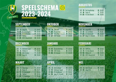 Definitief Speelschema Kkd Bekend Ado Den Haag