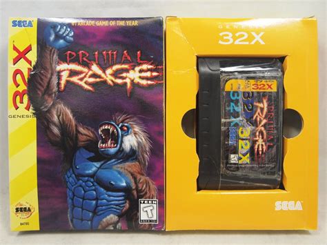 Primal Rage Sega Genesis 32x Cart In Box Ebay