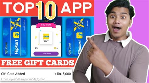 Top 10 Apps To Earn Free Gift Card How To Get Free Flipkart Gift Card