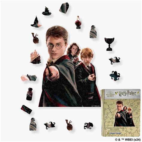 Harry Potter Wooden Jigsaw Puzzles - Officially Licensed