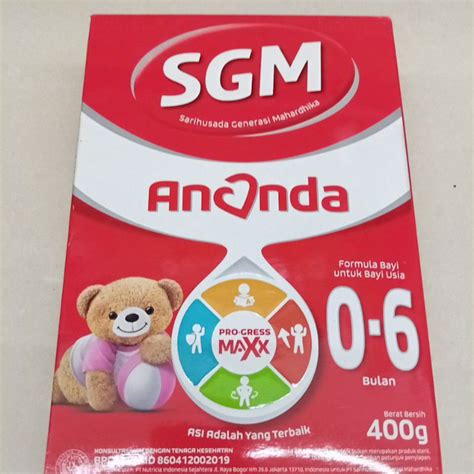 Jual Susu SGM Ananda 0 6 Bulan 400 Gram Shopee Indonesia