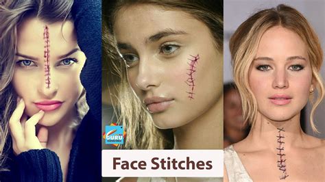 Picsart Tutorial How To Add Stitches On Face And Body Face Stitching