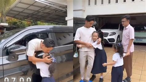 Sweetnya Trio Krucil Sebelum Berangkat Sekolah Youtube