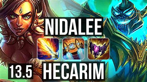 NIDALEE Vs HECARIM JNG 12 1 7 69 Winrate Rank 7 Nida Legendary