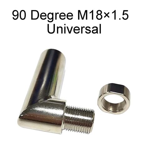 M18x15 O2 Oxygen Spacer Sensor Angled Extender 90 Degree 02 Bung Extension Shein Usa