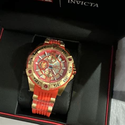 Invicta Marvel Ironman Men S Mm Limited Edition Gold Chronograph