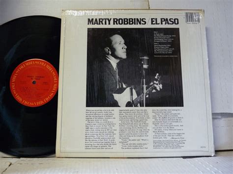 Nm In Shrink Marty Robbins El Paso Lp Combined Ship Usa Q Ebay