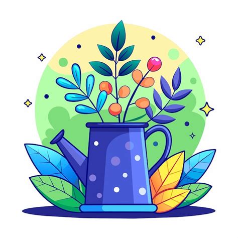 Premium Vector Watering Can Vector Illustration