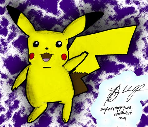 Pikachu - Fan Art by superpuppyone on DeviantArt