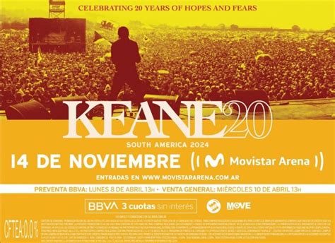 Keane Vuelve A La Argentina